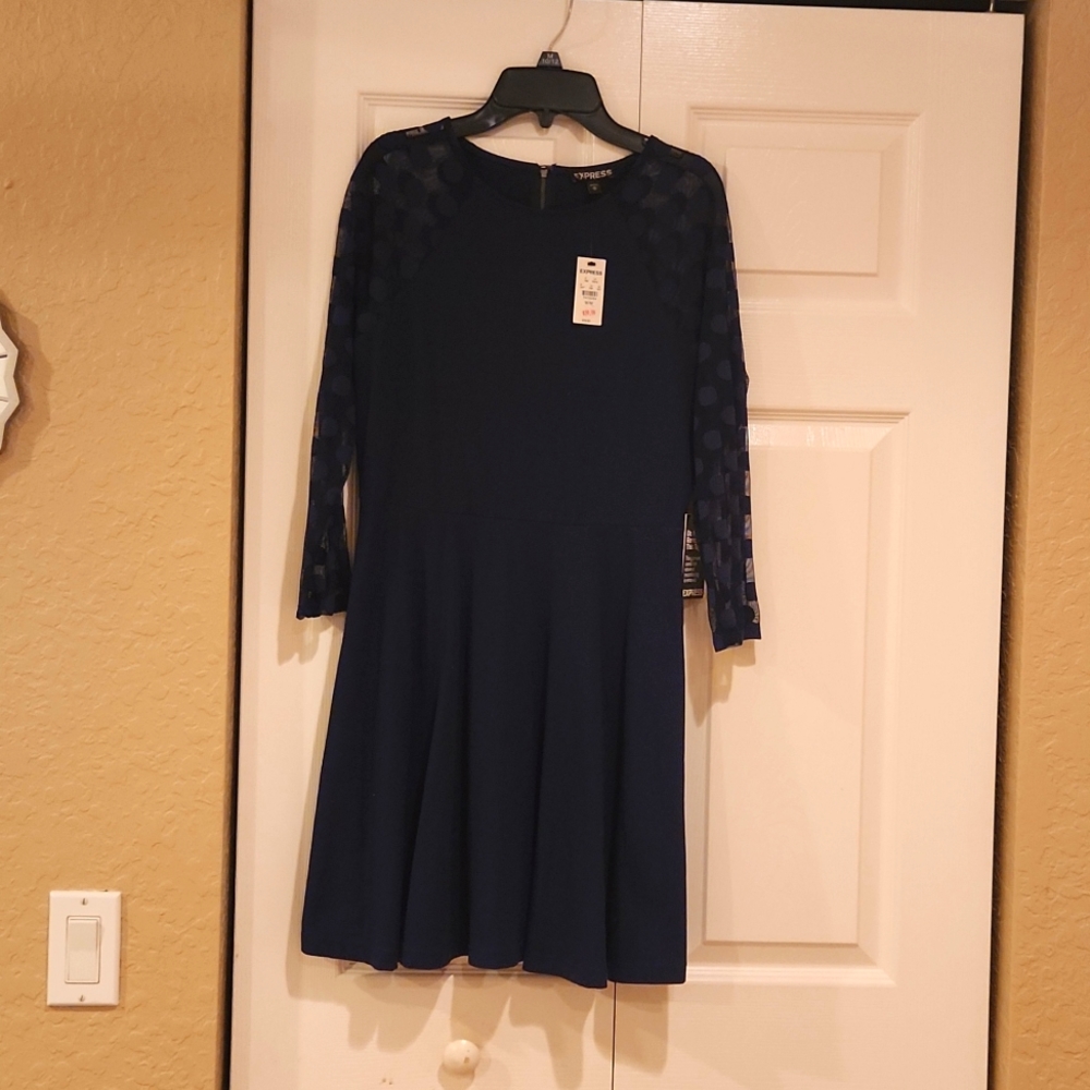 Navy blue dress